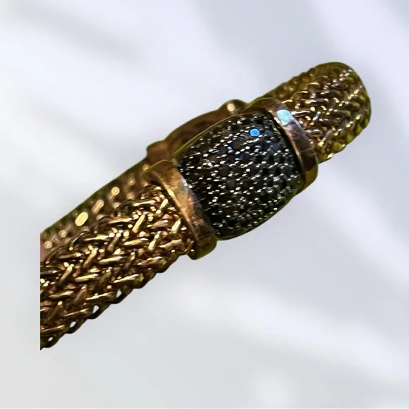 Milor Italy Vintage Gold and Black Bracelet - Picture 4 of 7